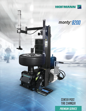 monty® 8200 Center-Post Tire Changer brochure